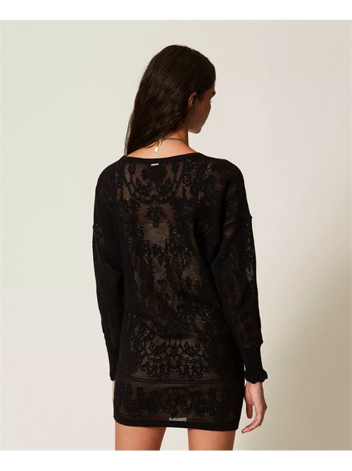 Abito corto in maglia jacquard TWINSET | TF3030/00006
